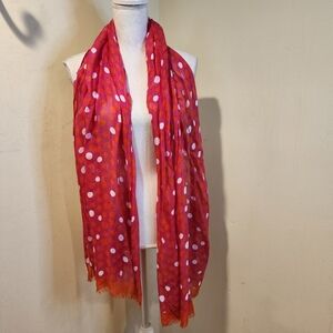 Vera Bradley Red Polka Dot Scarf